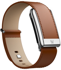 5.0 LeatherLuxe Straight Band | Chestnut/Cream with Titanium