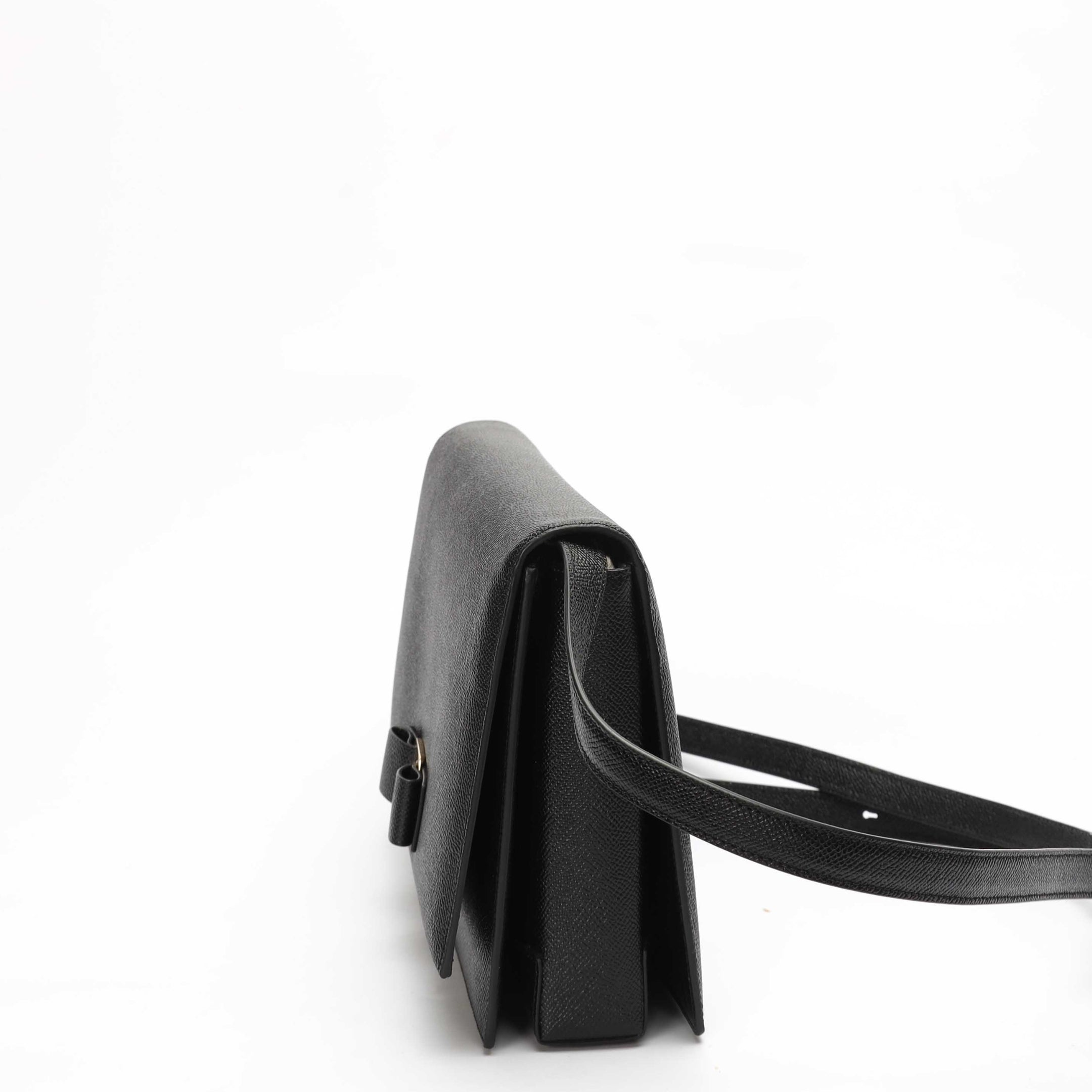 Salvatore Ferragamo Vara Bow Black Cross Body Bag