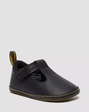 NEWBORN POLLEY PU-COATED LEATHER MARY JANE SHOES