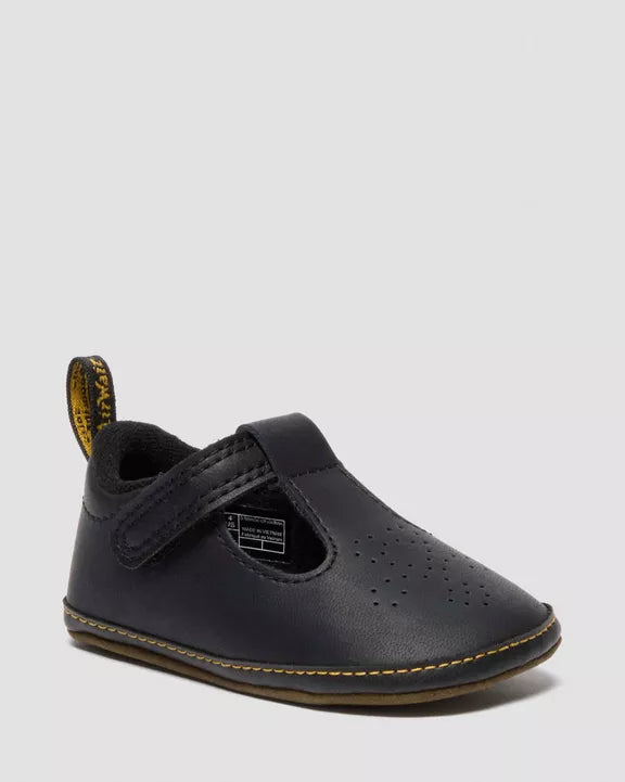 NEWBORN POLLEY PU-COATED LEATHER MARY JANE SHOES
