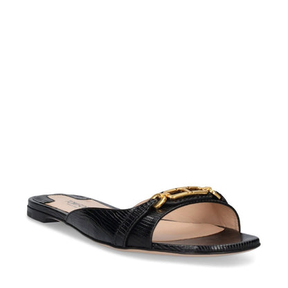 Tom Ford Tom Ford 10mm Whitney lizard print leather slides - Size: UK 2 Flats | Shop From The Mirage