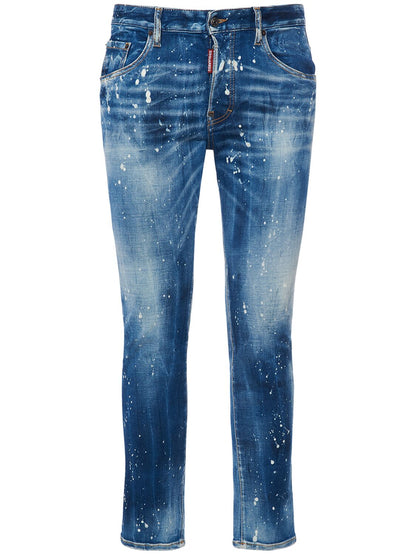 Dsquared2 Dsquared2 Skater fit cotton denim jeans - Size: 34 Jeans | Shop From The Mirage