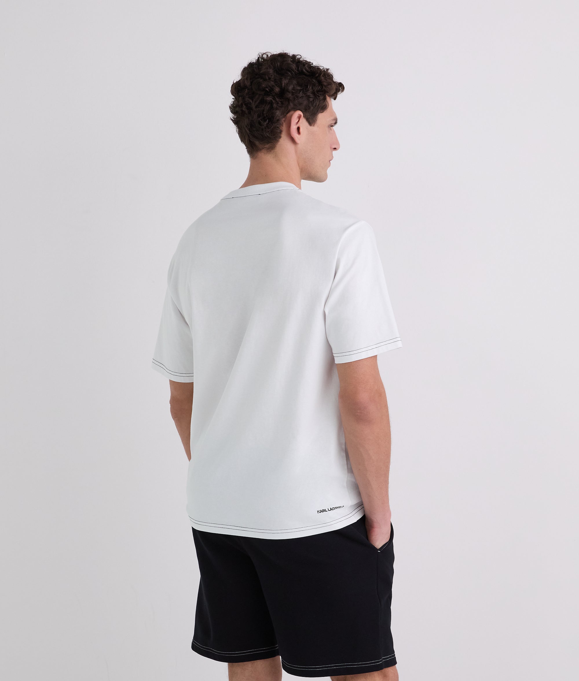 Contrast stitch T-shirt