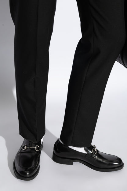 Gucci BLACK Leather shoes type loafers