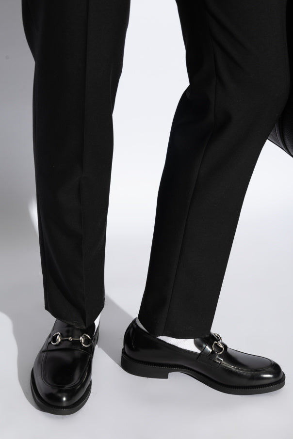 Gucci BLACK Leather shoes type loafers