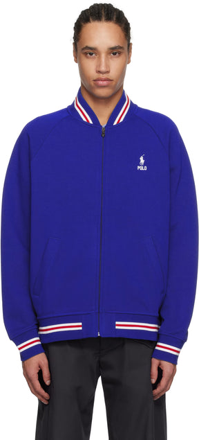 Polo Ralph Lauren Blue Zip Bomber Jacket