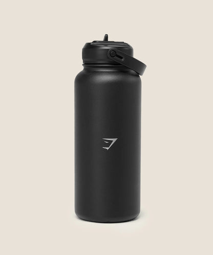 Metal Insulated Straw Bottle 1L