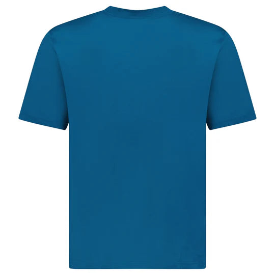 Burberry Ellison Check Print T-Shirt in Pacific Blue