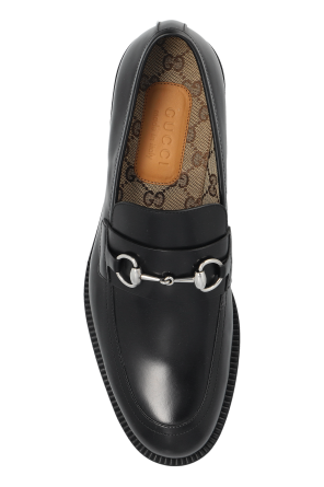 Gucci BLACK Leather shoes type loafers