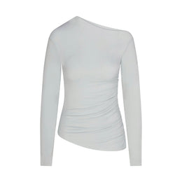 Cupro Jersey Asymmetrical Top