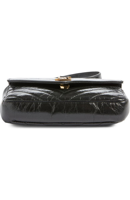 Mini College Matelassé Leather Crossbody Bag
