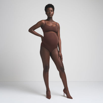 Fits Everybody Maternity Banded High-waisted Brief
