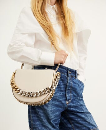 STELLA MCCARTNEY Frayme Alter Chain Small Shoulder Bag
