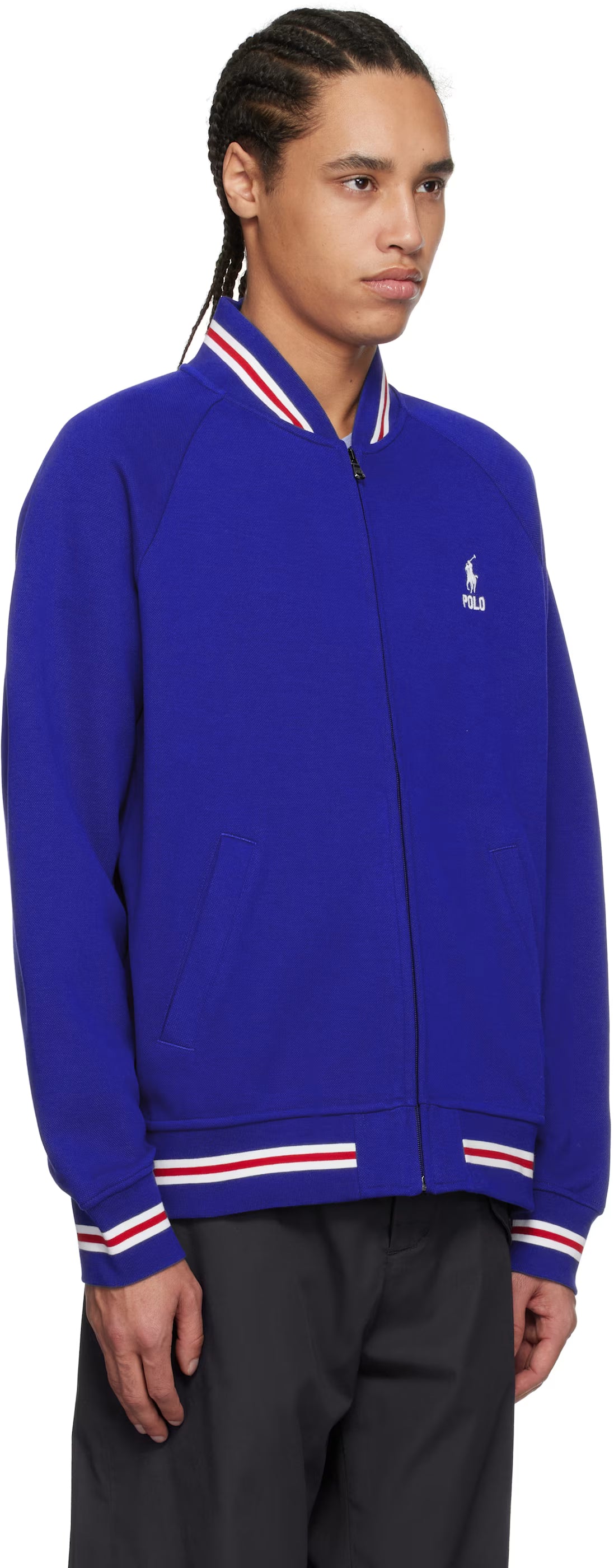 Polo Ralph Lauren Blue Zip Bomber Jacket