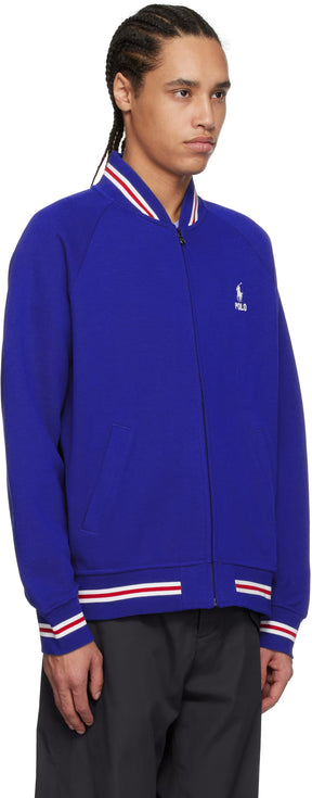 Polo Ralph Lauren Blue Zip Bomber Jacket