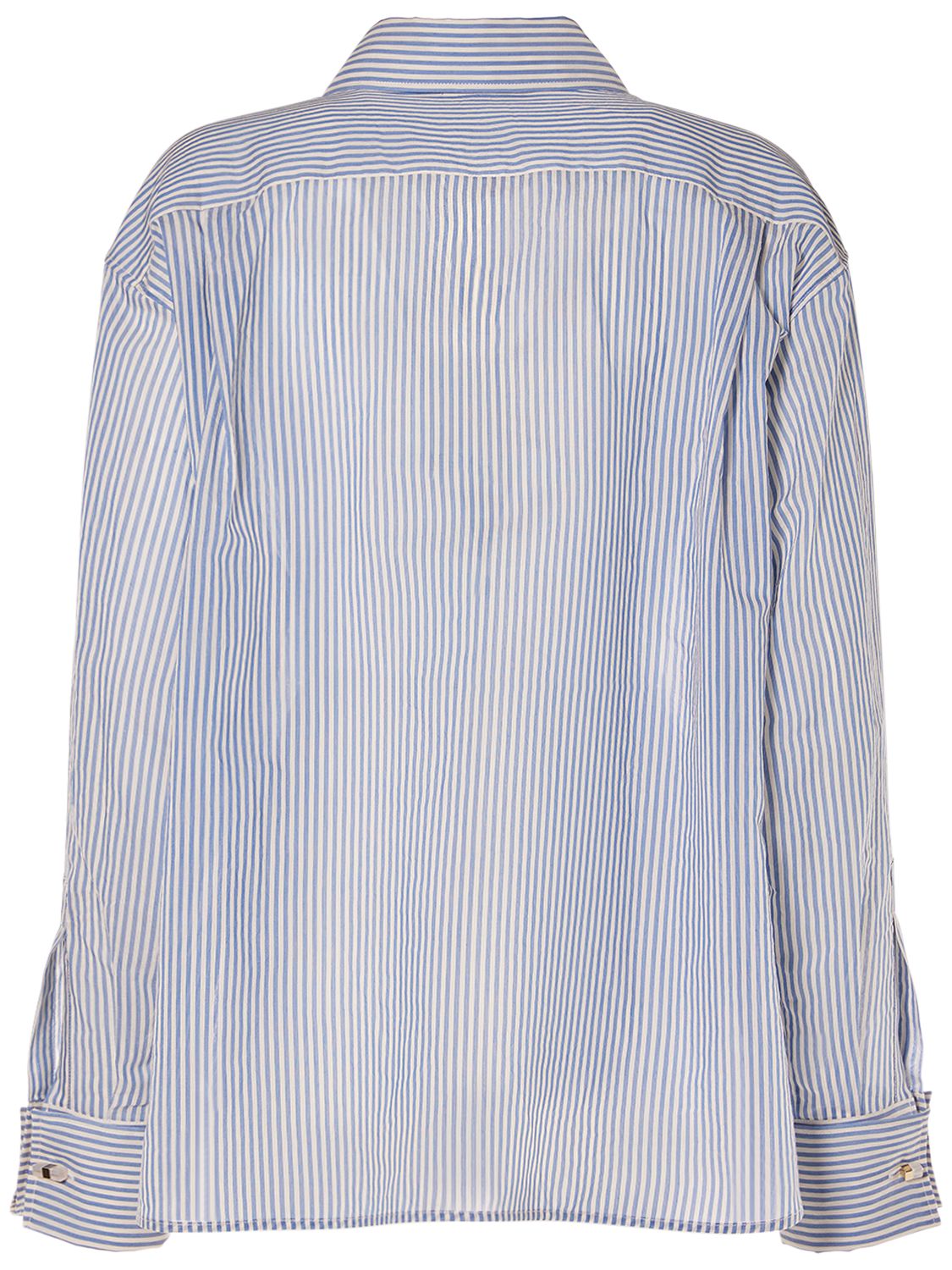 Max Mara Max Mara Vertigo striped cotton & silk shirt - Size: S T-Shirts | Shop From The Mirage