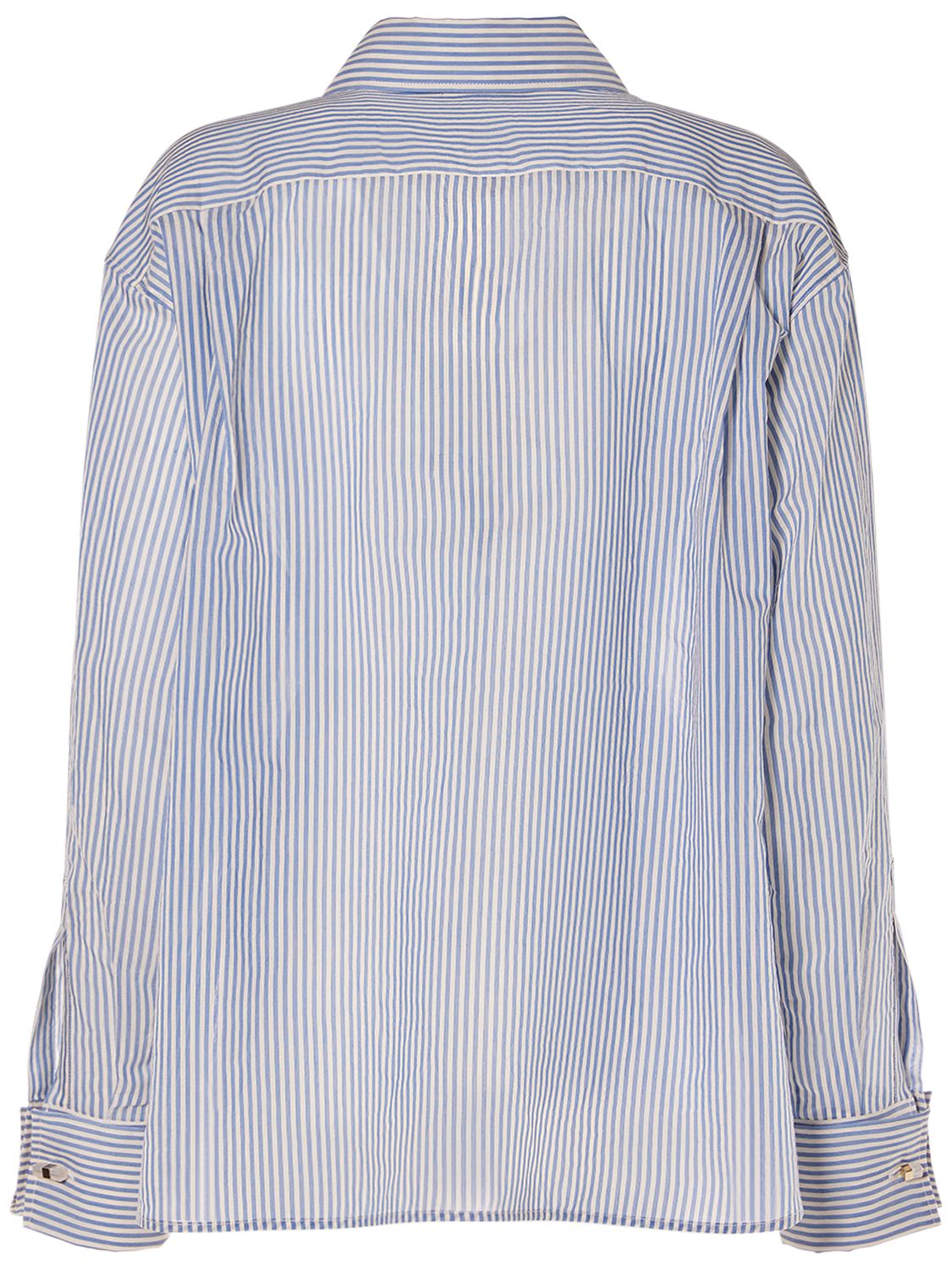 Max Mara Vertigo striped cotton & silk shirt