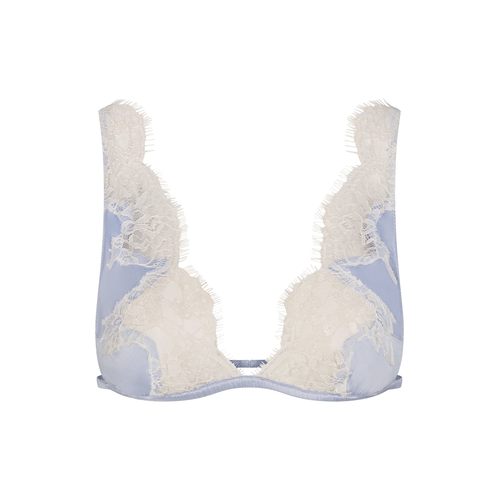 Silk Lace Plunge Bralette