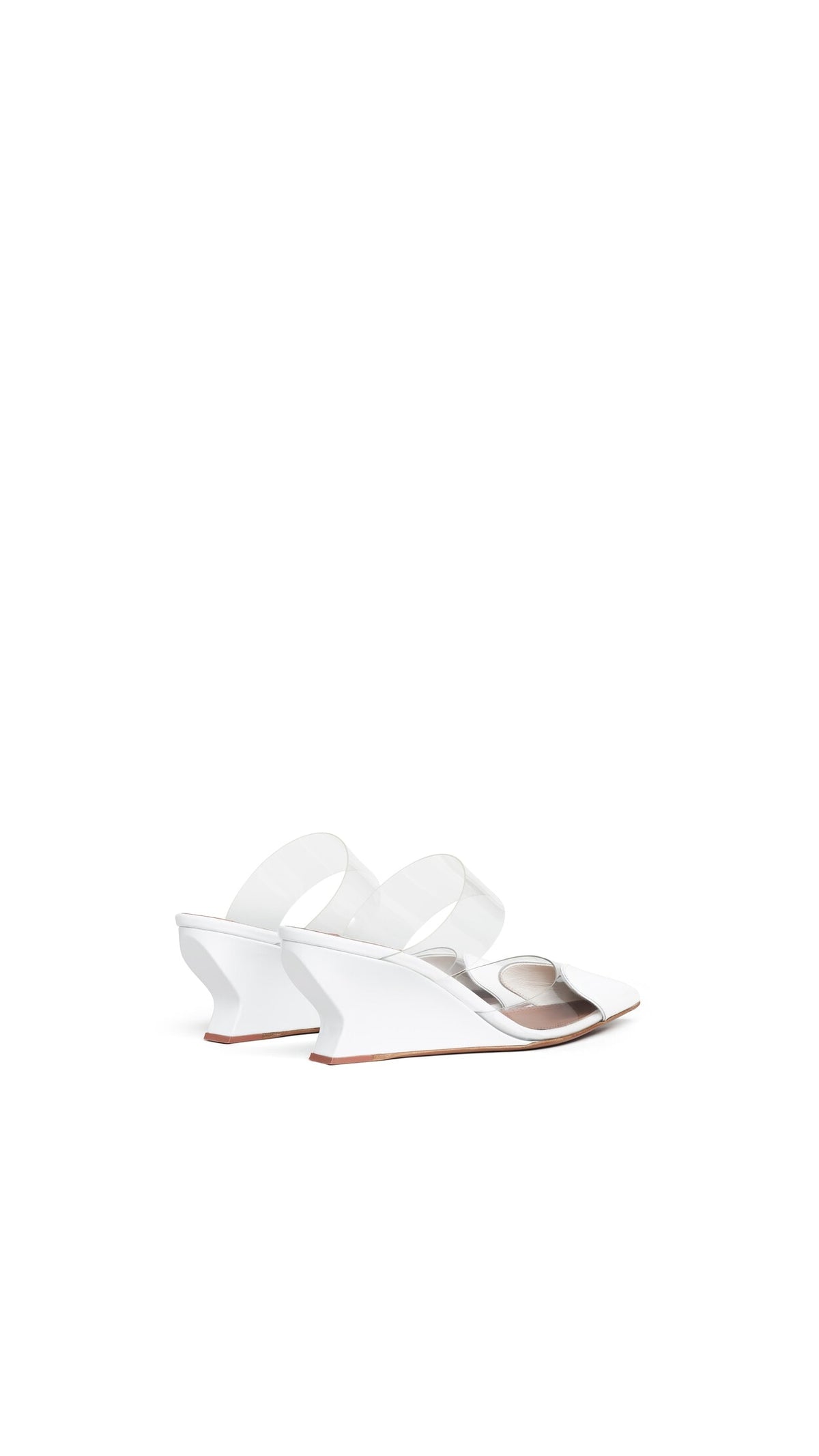 LE COEUR WEDGE MULES IN PATENT LEATHER