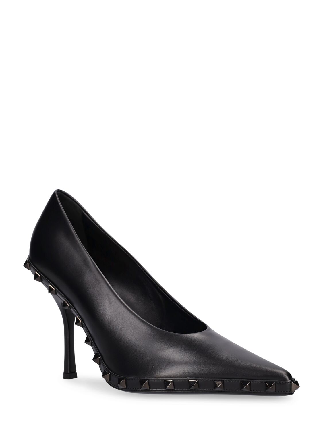 Valentino Garavani Valentino Garavani 100mm Rockstud leather pumps - Size: UK 3 Heels | Shop From The Mirage