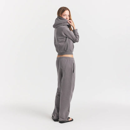 Boyfriend Fleece Zip Up Hoodie