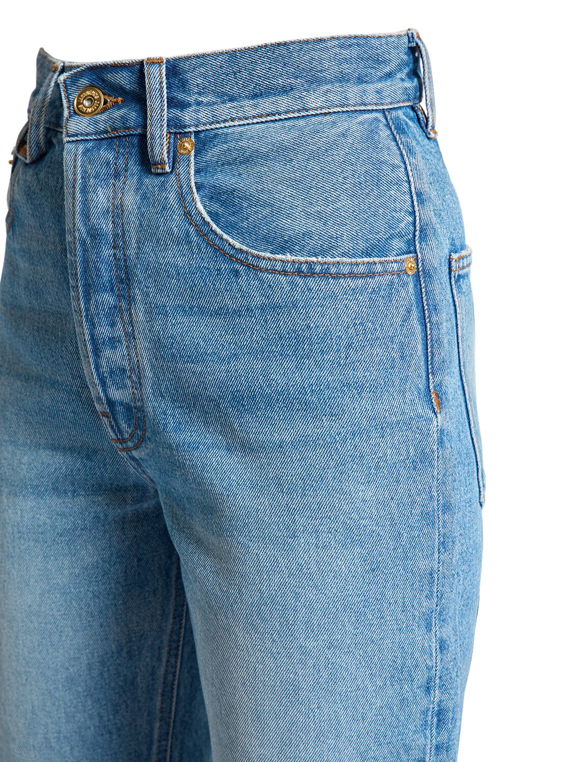 Jacquemus Le De-Nîmes Droit high rise jeans