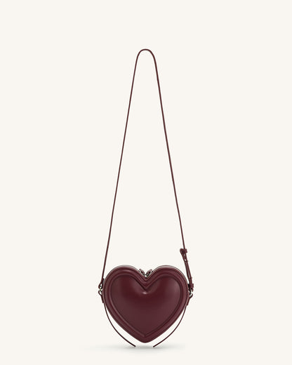 Arlene Heart Shaped Bag - Magenta