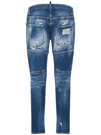 Dsquared2 Dsquared2 Tidy Biker stretch cotton denim jeans - Size: 32 Jeans | Shop From The Mirage