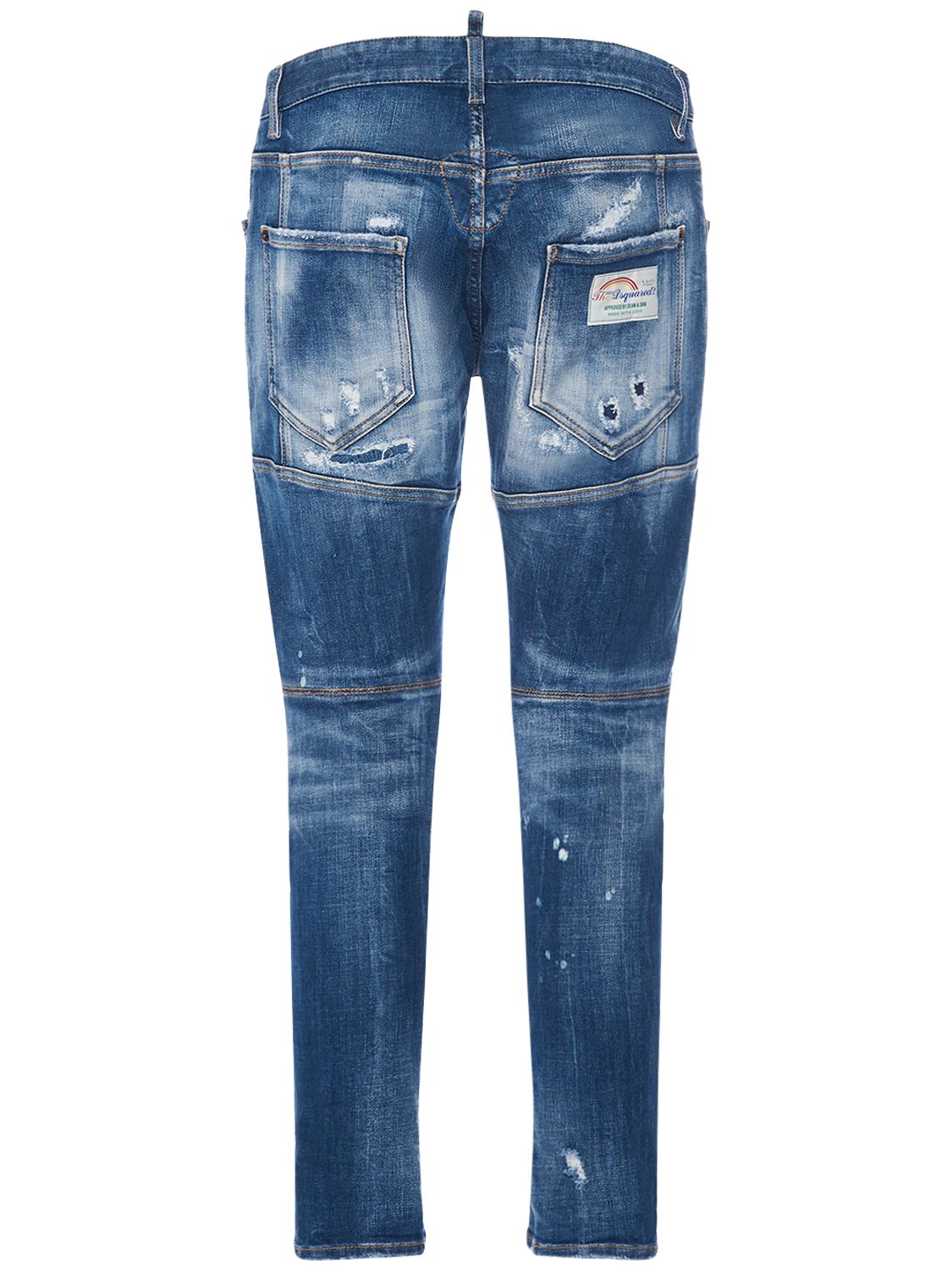 Dsquared2 Tidy Biker stretch cotton denim jeans