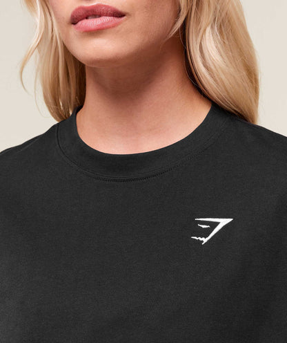 Gymshark Training Oversized T-Shirt  - Black