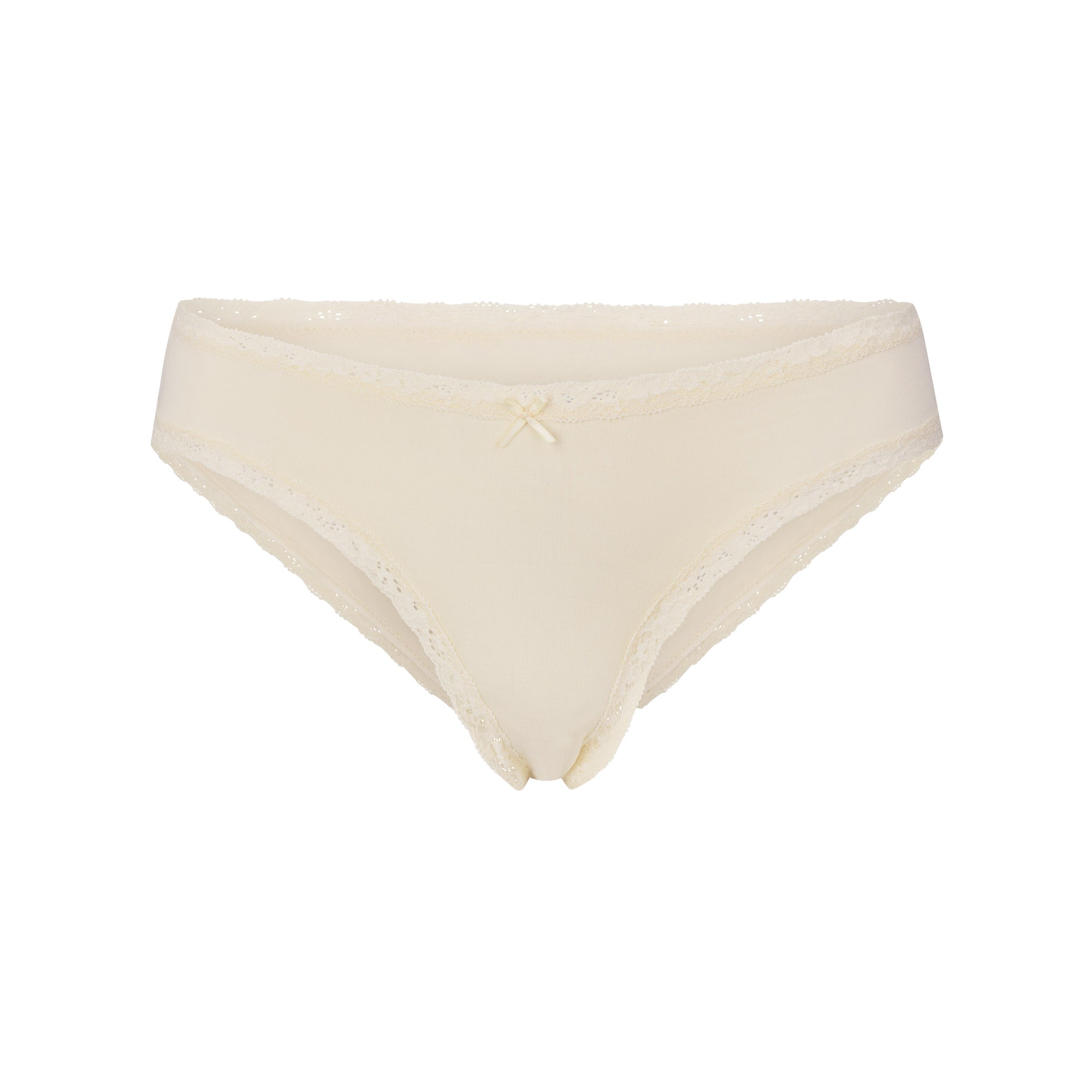 Lightweight Cotton Lace Brief