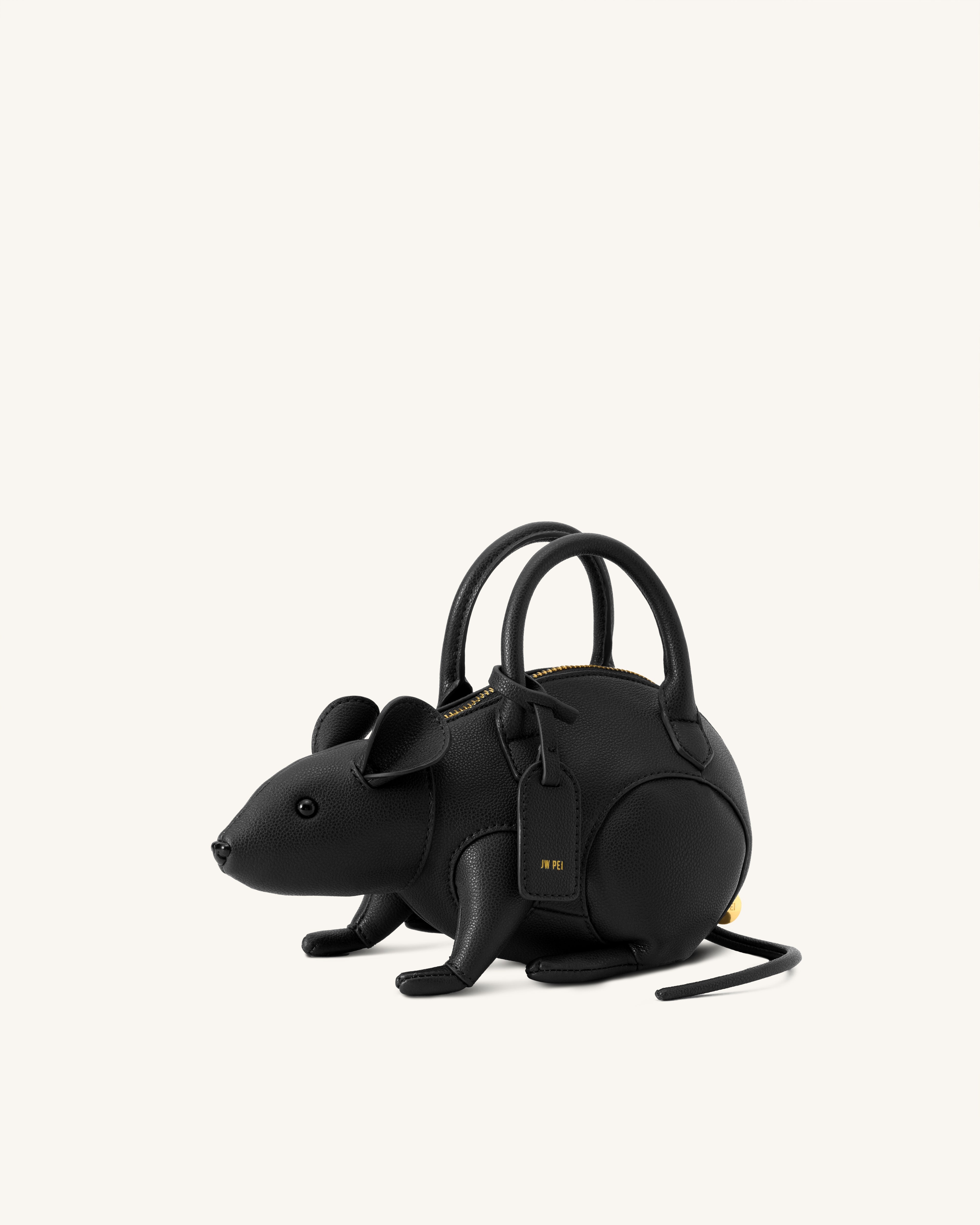 Mia Mouse Top Handle Bag - Gray