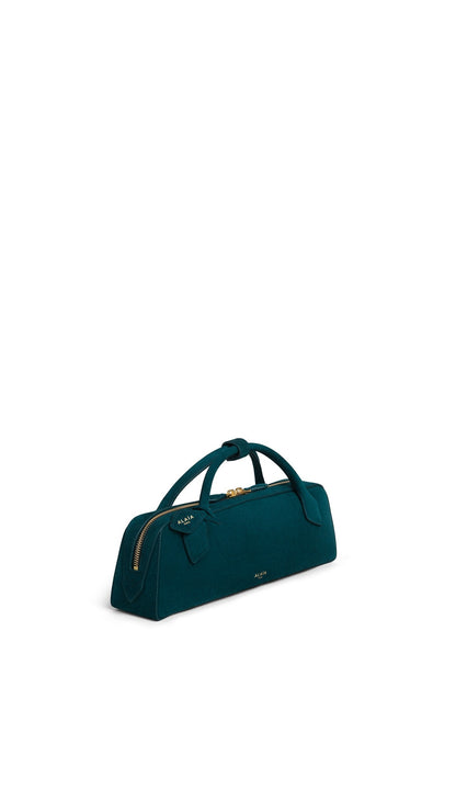 LE TECKEL CLUTCH IN SUEDE