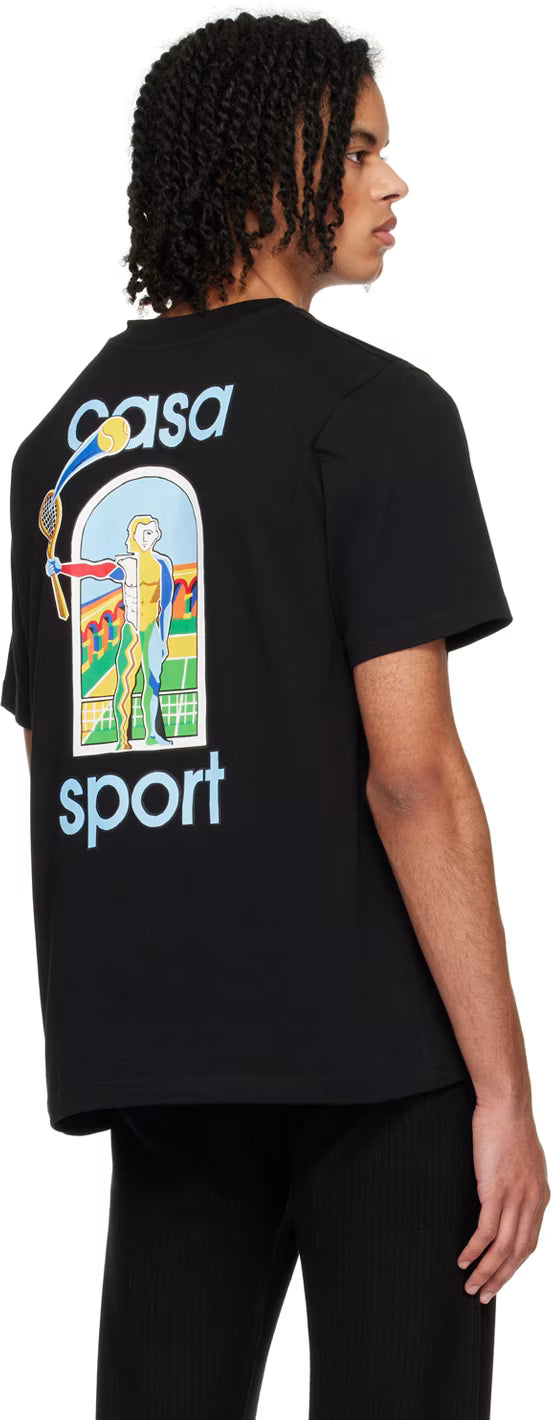 Black 'Le Jeu Coloré' T-Shirt