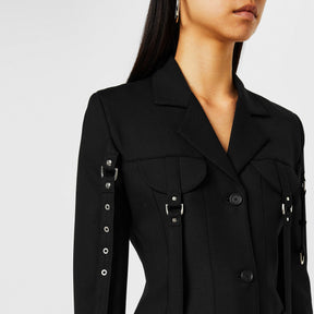 Belted Cargo Blazer