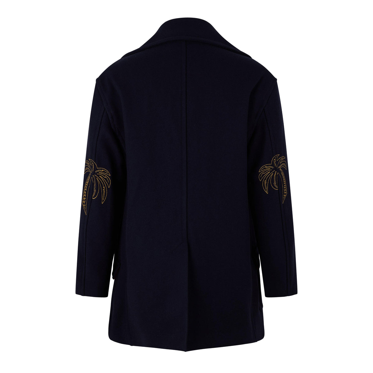 Embroidered Palms Short Coat