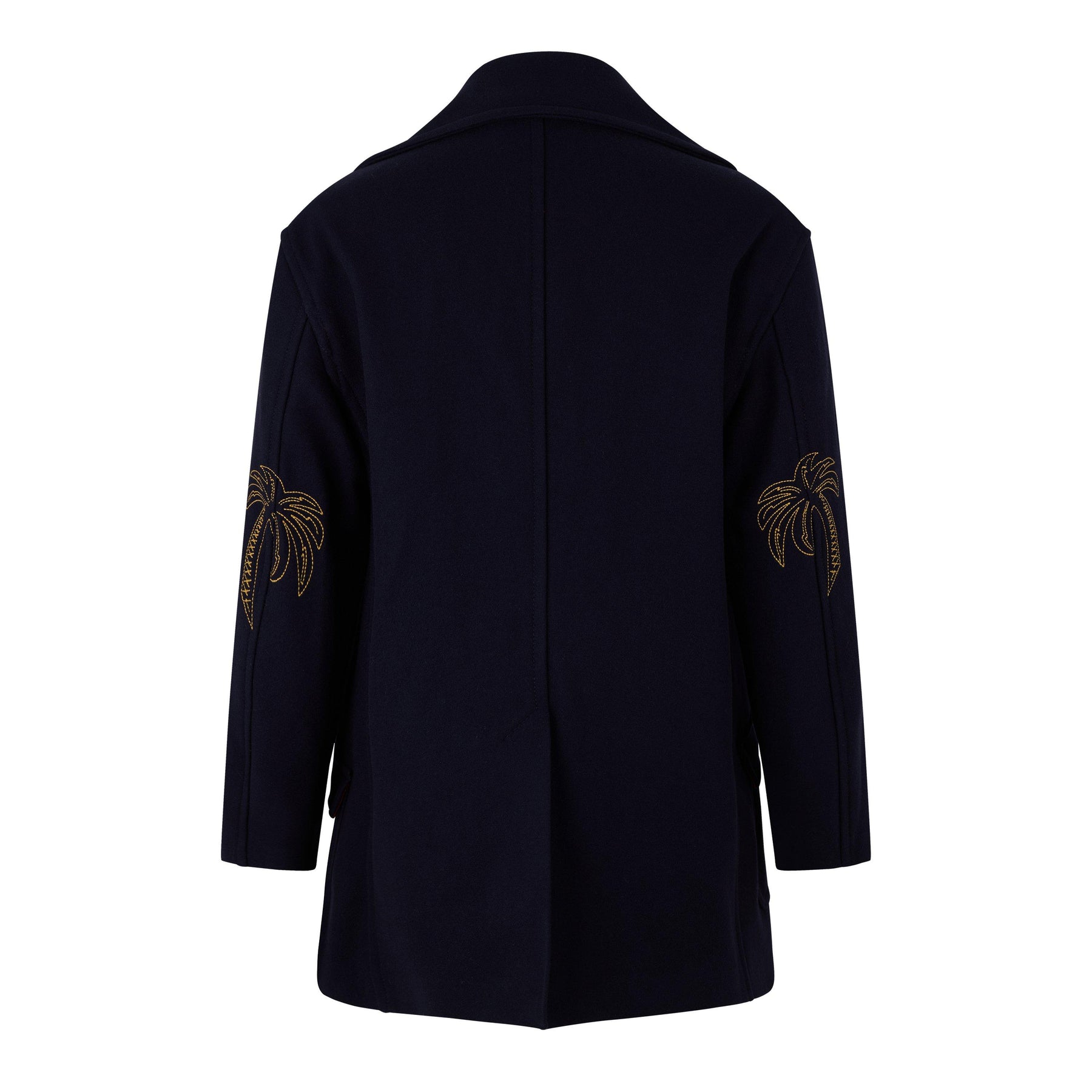 Embroidered Palms Short Coat