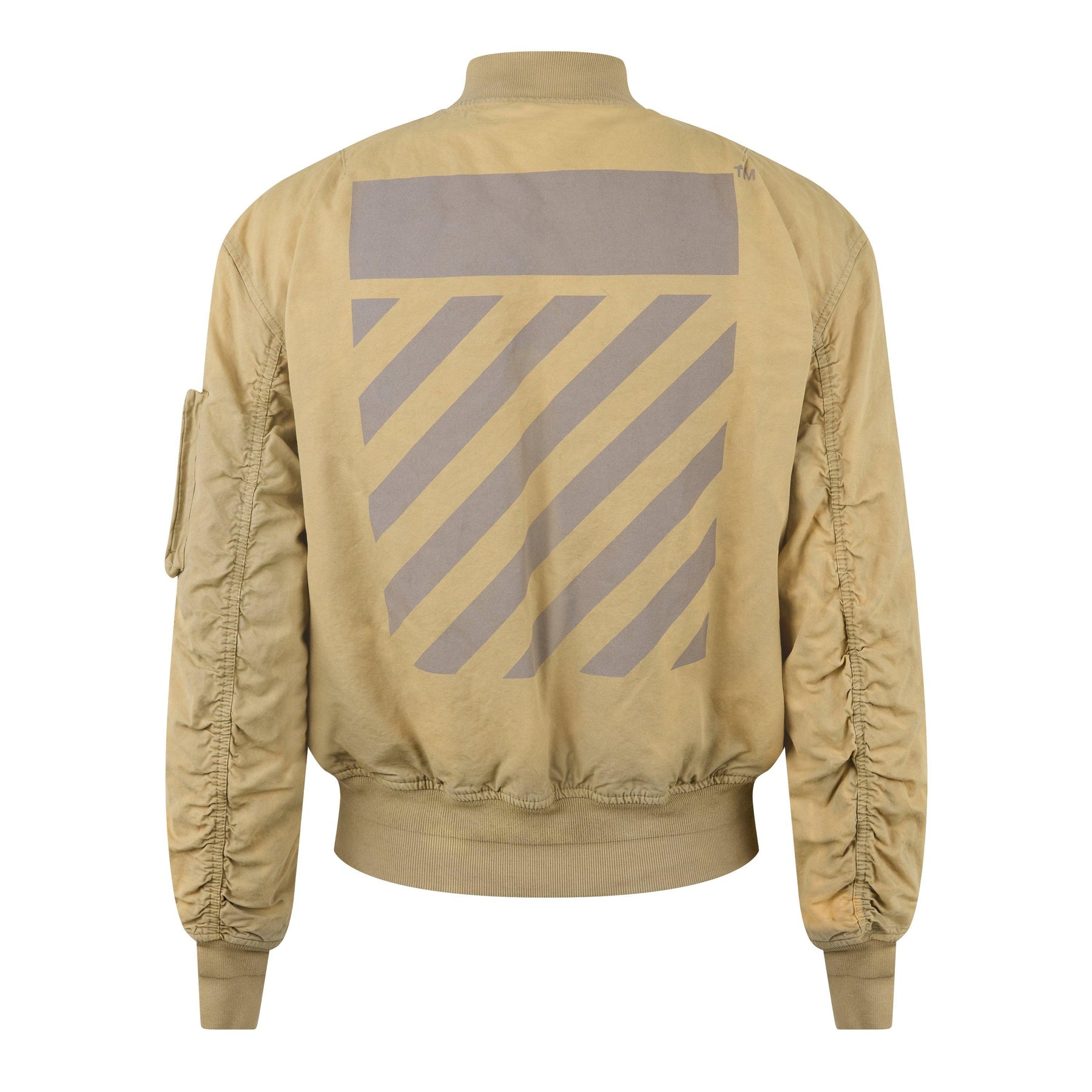 Men's Bomber Jacket, Iconic Diagonal Stripes