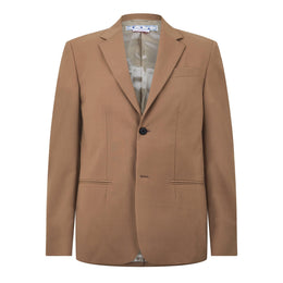 Double Breasted Drill Relaxed Blazer