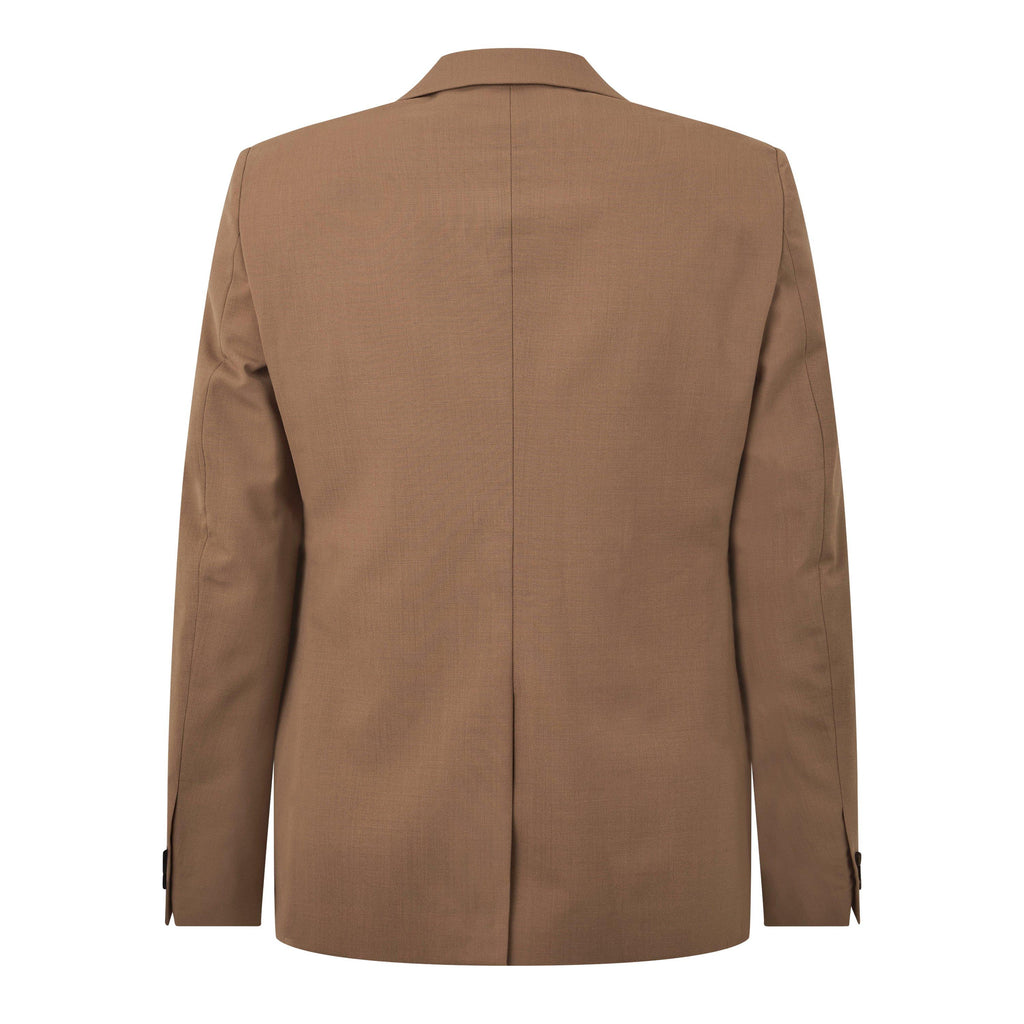 Double Breasted Drill Relaxed Blazer