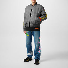 Nylon Varsity Jacket