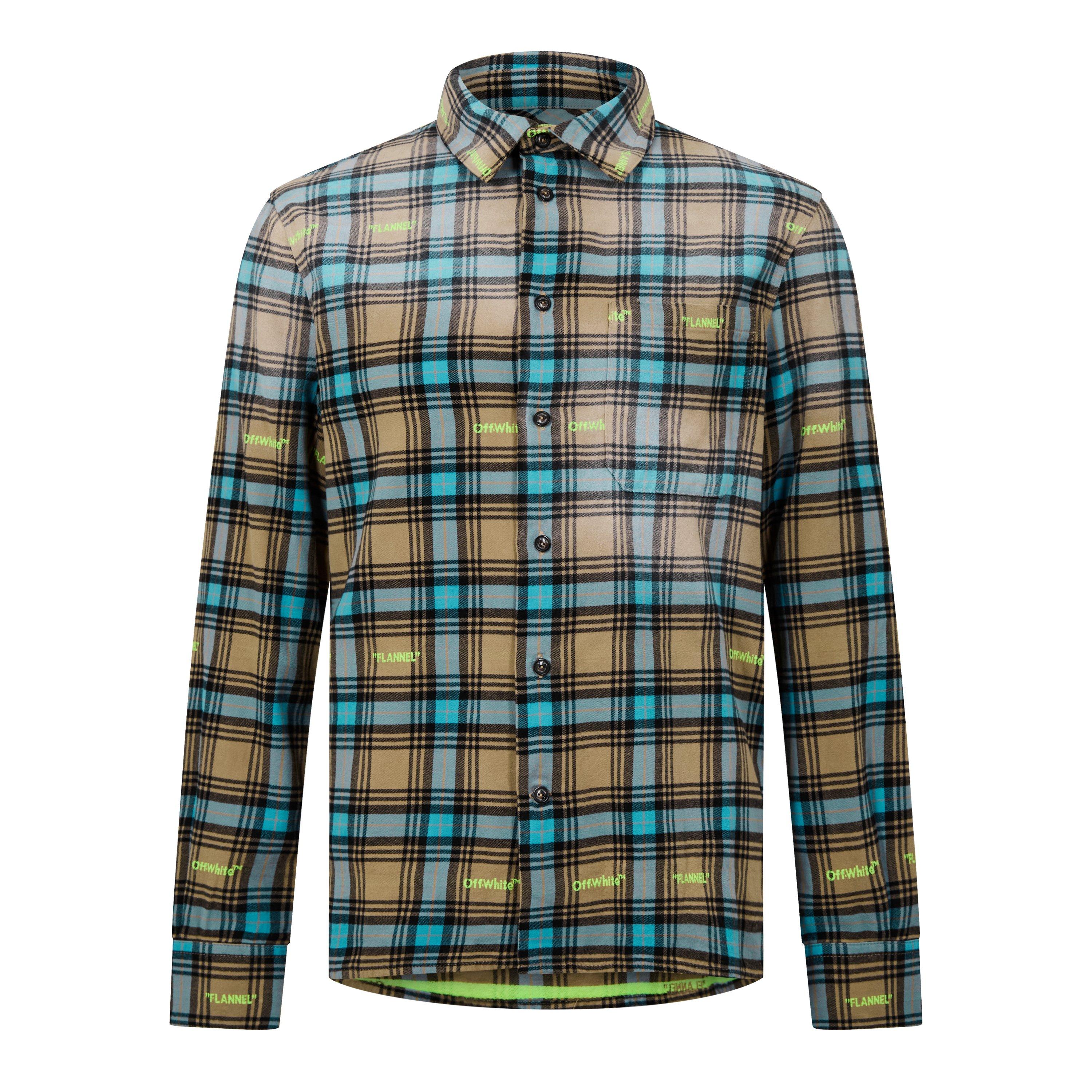 Helvet Check Pattern Relaxed Fit Overshirt