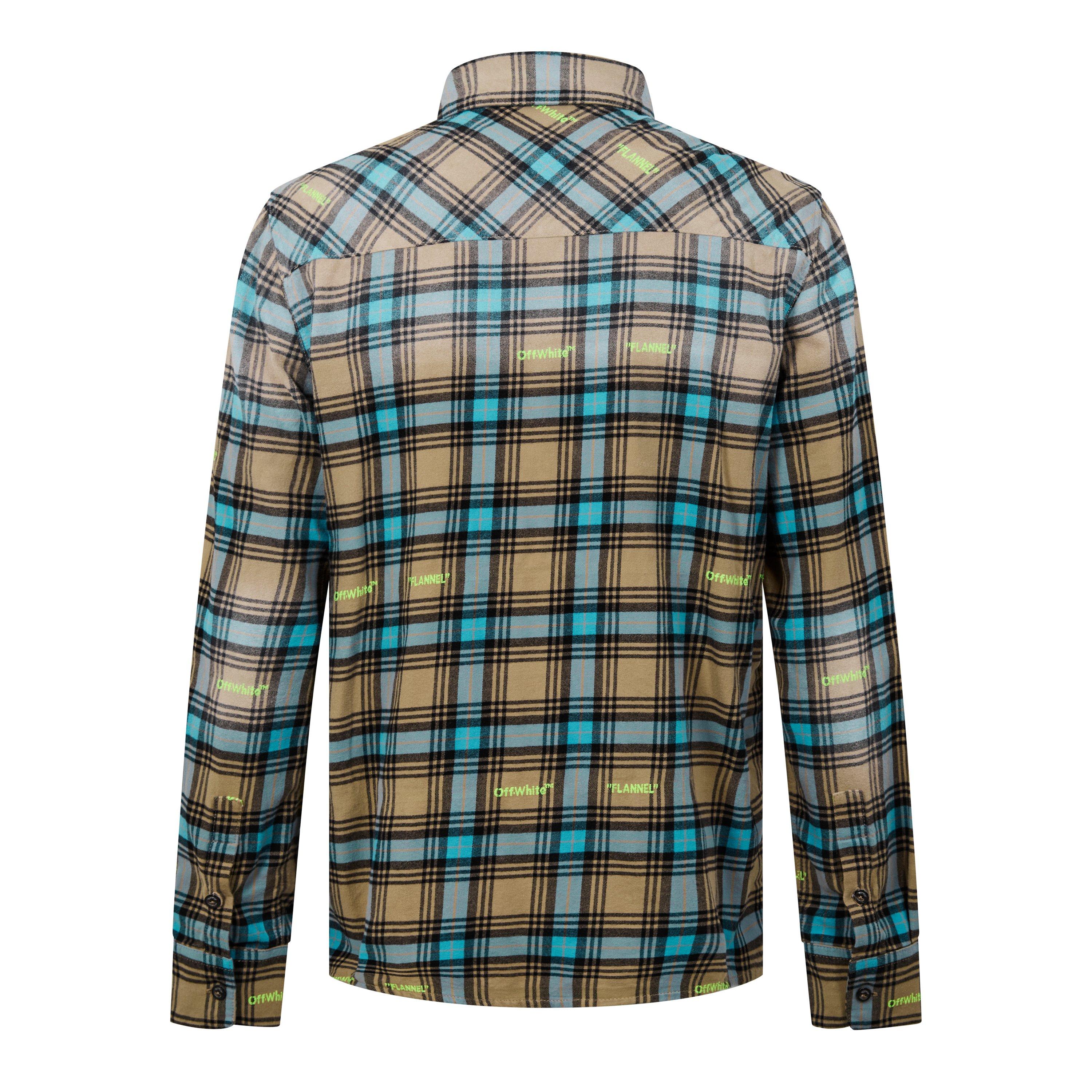 Helvet Check Pattern Relaxed Fit Overshirt