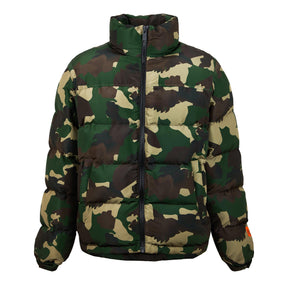 Nylon Camo Puffer Jacket