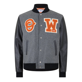 Ow Patch Varsity Jacket