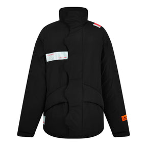 Logo Patch Padded Coat