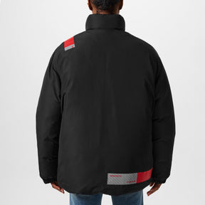 Logo Patch Padded Coat