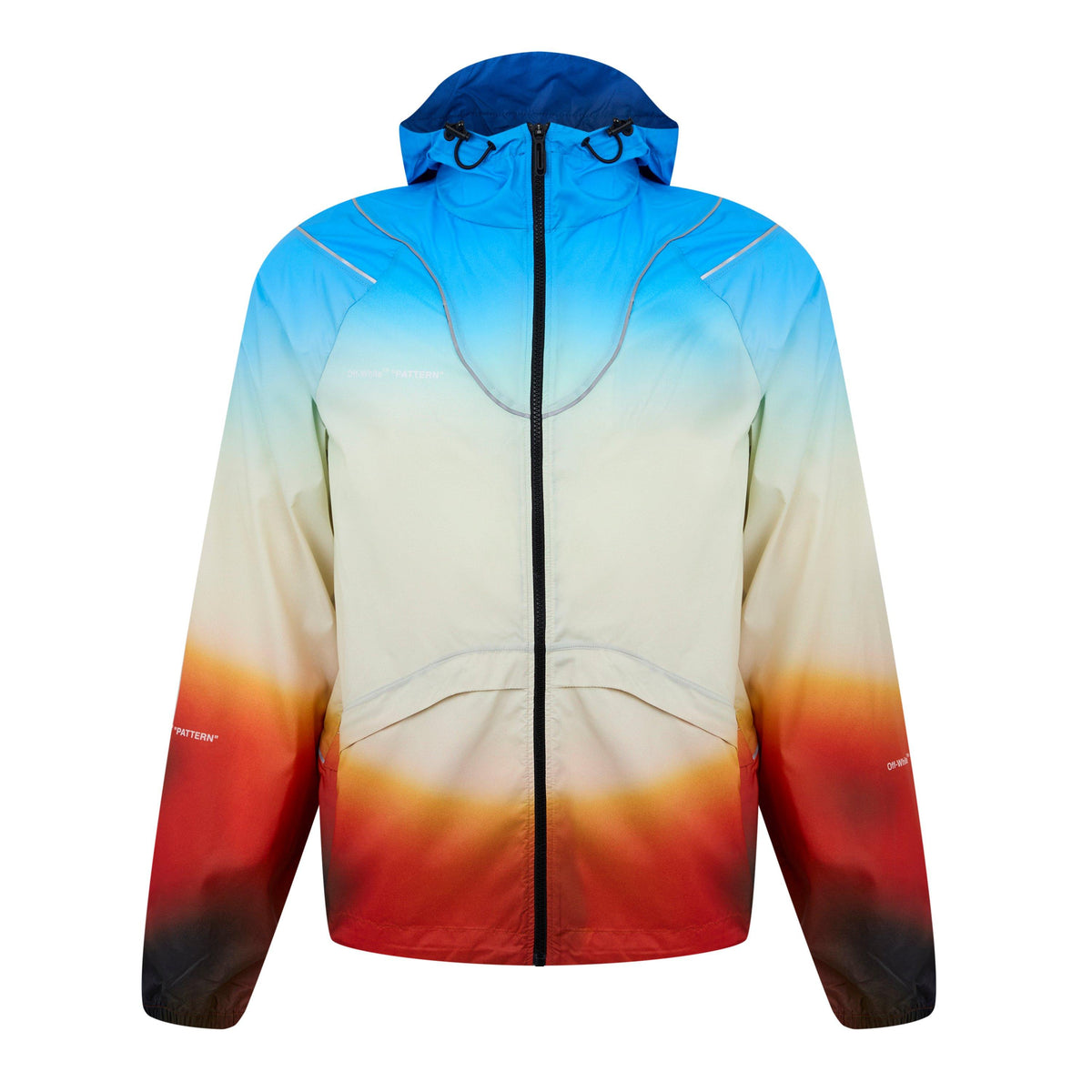 Men's Athlete Jacket, All-Over Gradient Print