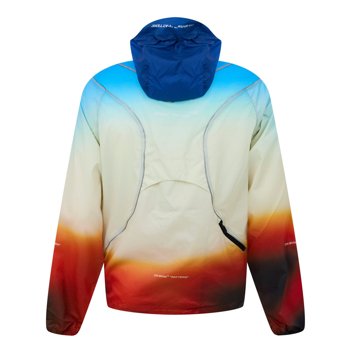 Men's Athlete Jacket, All-Over Gradient Print