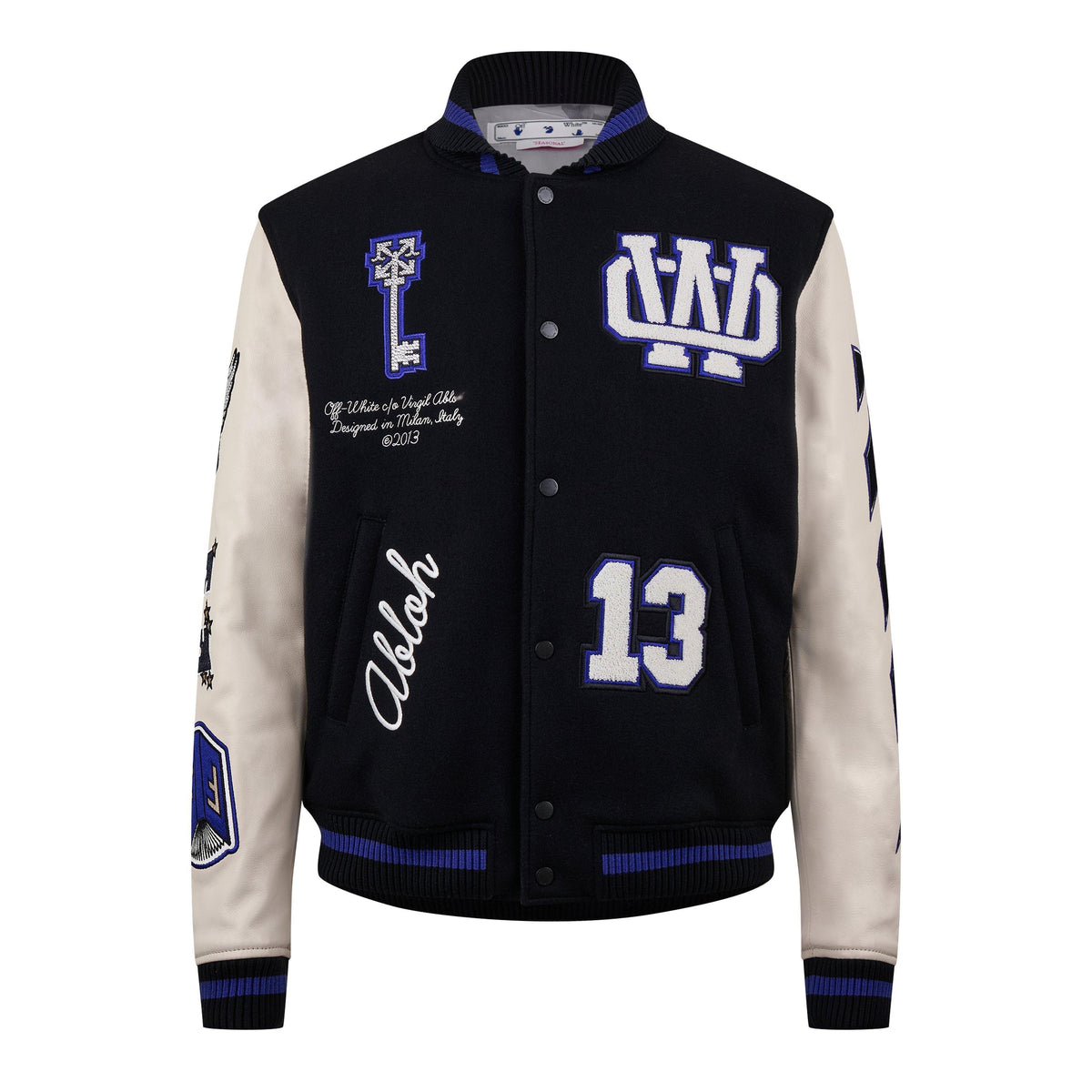Patch Detail Bomber Jacket